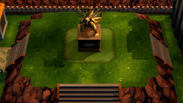 Brilliant Diamond Shining Pearl Screenshot Eterna City Statue