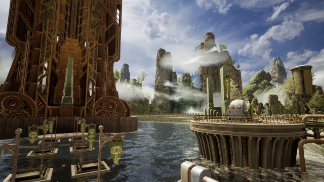 One of the mysterious spires that protrude from the Realms